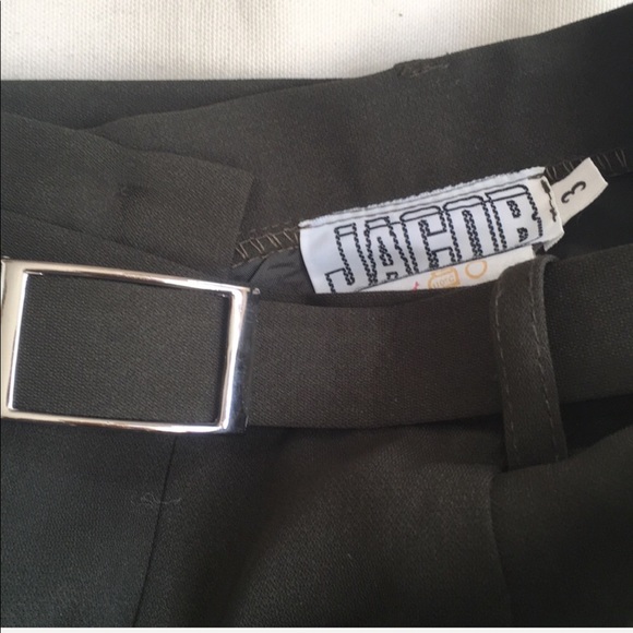 Vintage JACOB | Forest Green Belted Skirt - Picture 2 of 3